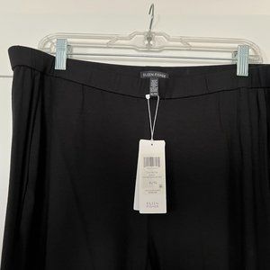 NWT Eileen Fisher Black Slim Ankle Slouchy Pant - XL